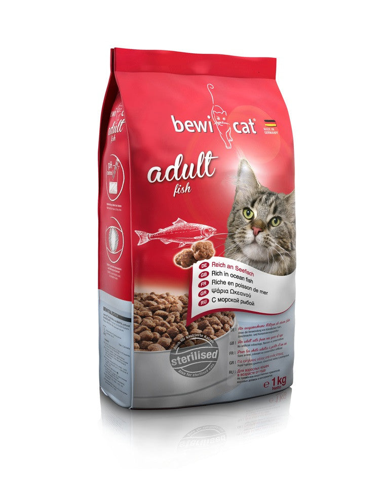 Bewi Fish Sterilised Dry Food For Cats 1 KG