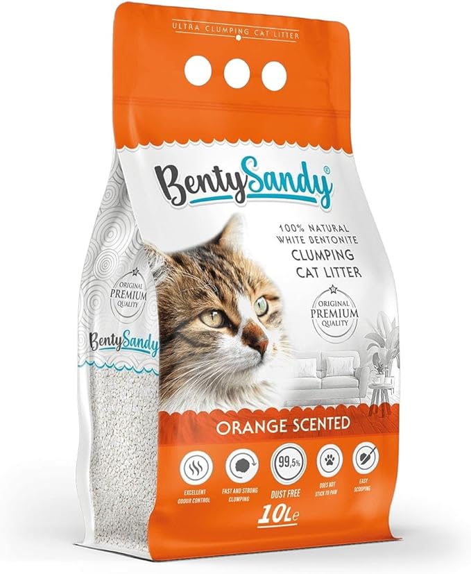 Benty Sandy Cat Litter Orange Scent