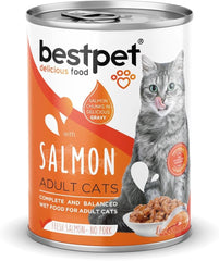 Bestpet Wet Food With Salmon 400gm