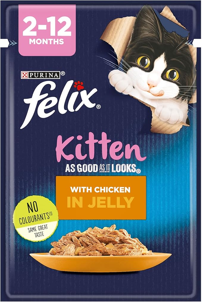 Felix Soft Food Chicken For Kittens 85gm