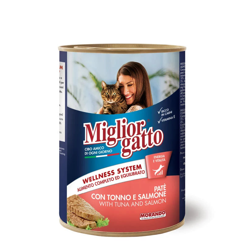 Miglior gatto Pate With Tuna And Salmon 405 gm