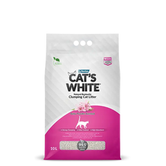Cat's White Baby Powder Clumping Cat Litter 10L