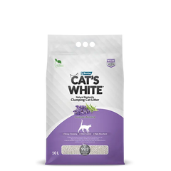 Cat's White Lavender Clumping Cat Litter 10L