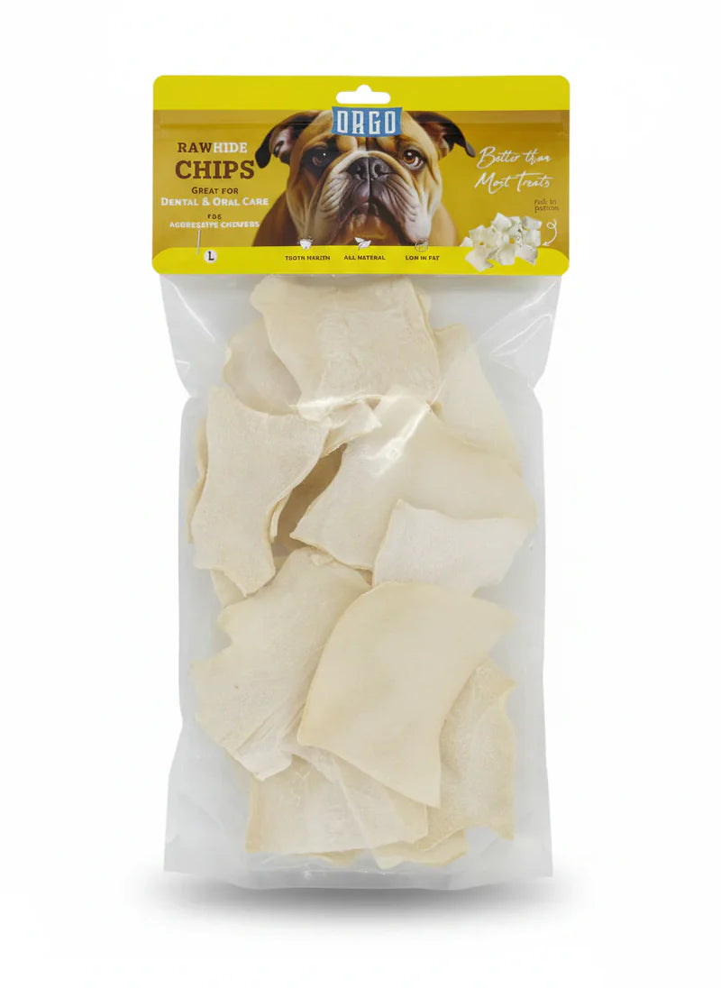 Orgo Rawhide Bones For Dog Dental Oral Care Chips