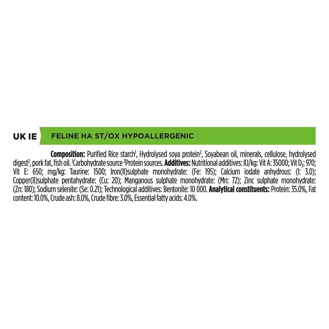 Proplan Hypoallergenic Cat Food 1.3 KG