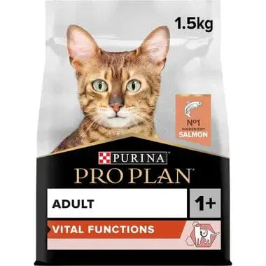 Proplan Vital Function Adult 1+year Rich In Salmon Dry Cat Food 1.5 KG