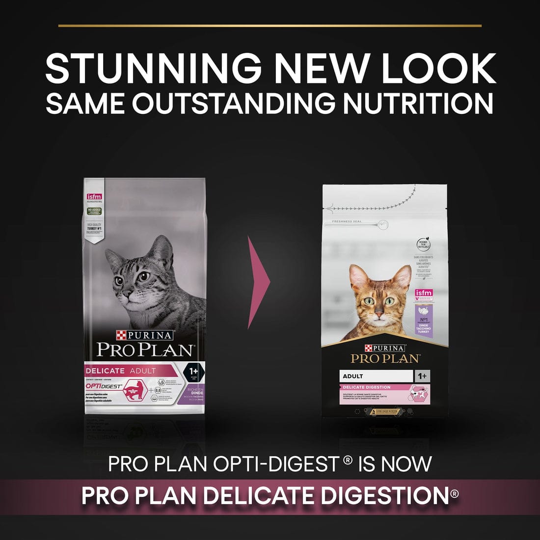 Proplan Delicate Digestion Adult Rich In Turkey Dry Cat Food