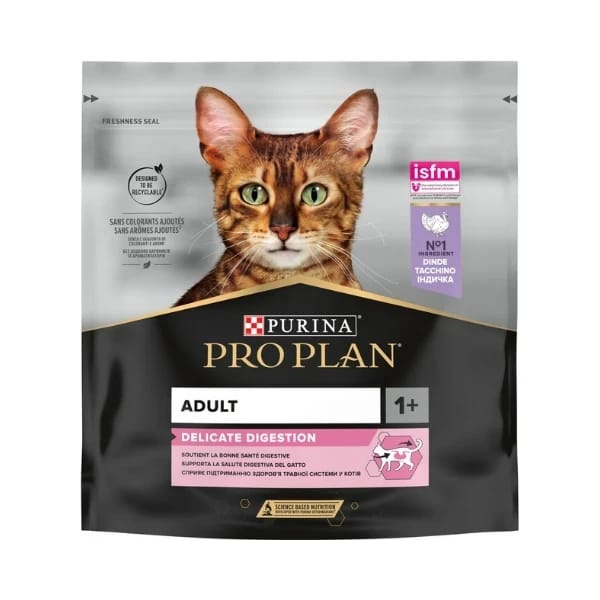 Proplan Delicate Digestion Adult Rich In Turkey Dry Cat Food