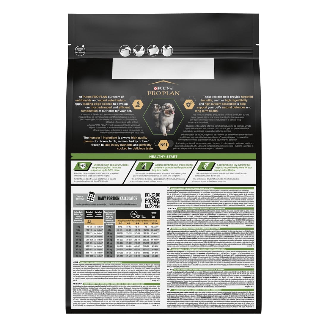 Proplan Medium Puppy Rich In Chicken Dry Dog Food