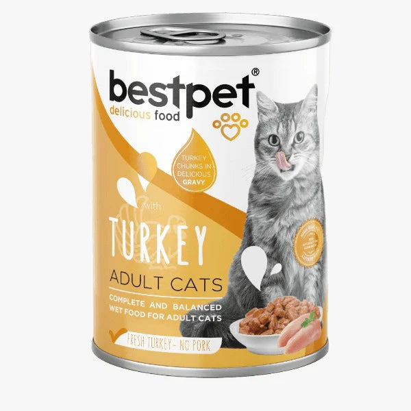 Bestpet Wet Food With Turkey 400gm