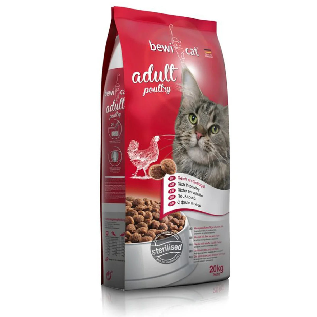 Bewi Chicken Sterilised Dry Food For Cats
