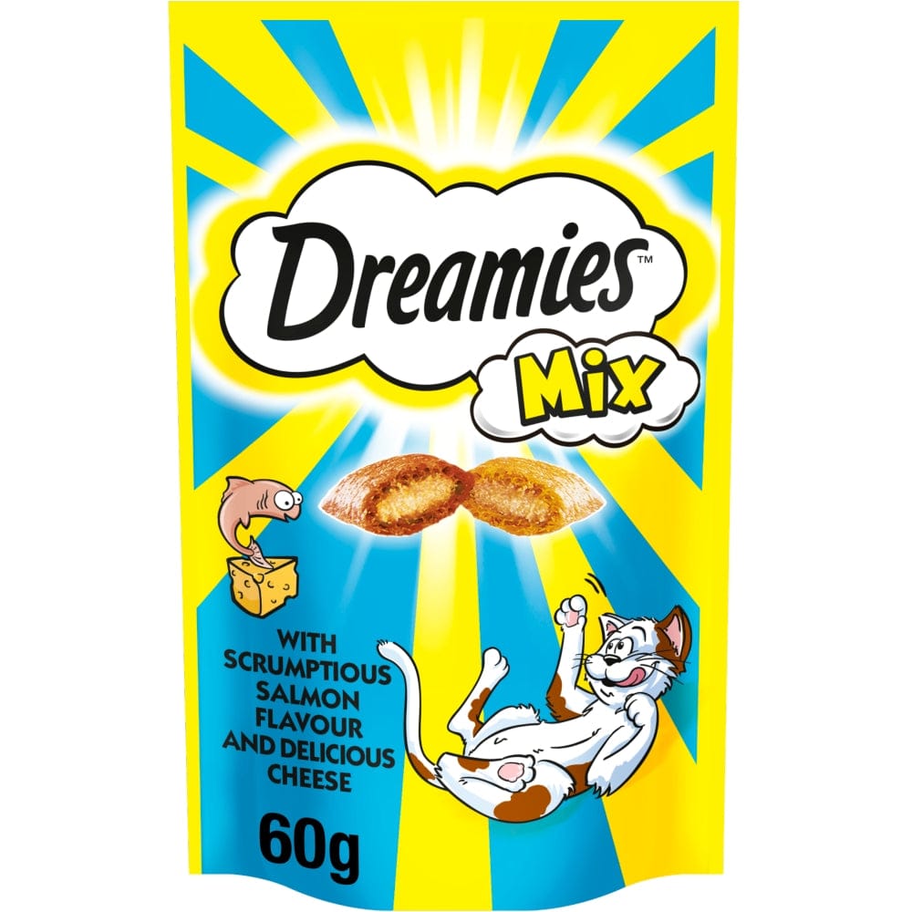 Dreamies Cat Treats with MIX CHEESE & SALMON 60 gm