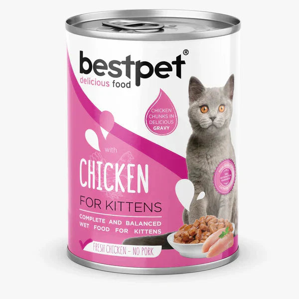 Bestpet Kitten Wet Food With Chicken 400gm
