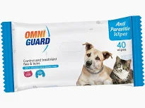 Omni Guard Anti-Parasitic Wipes (40 Wipes)