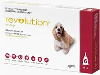 Revolution Topical Solution for Dogs, 20.1-40 lbs - Price For 1 Pipette(Red Box)