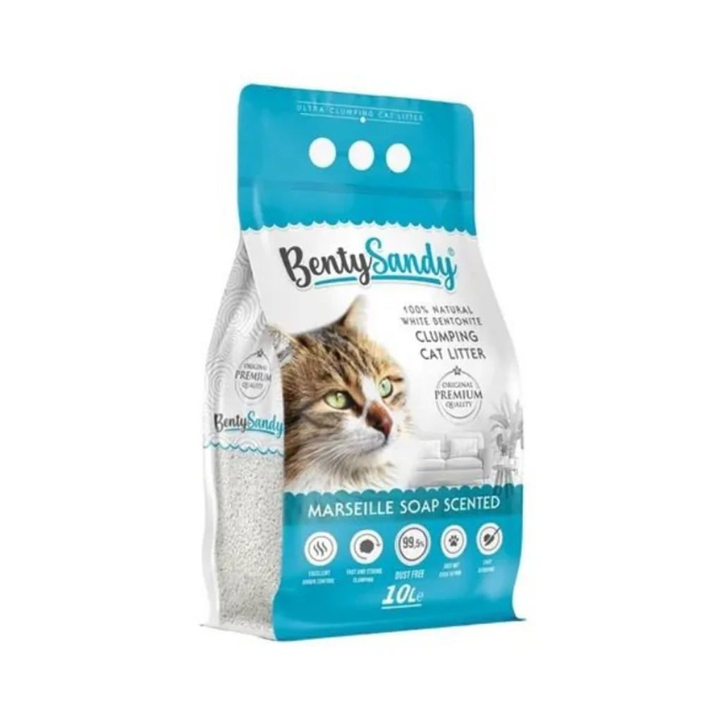 Benty Sandy Cat Litter Marseille Scent