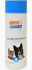 Omni Guard Flea And Tick Dry Shampoo Powder 150 ml