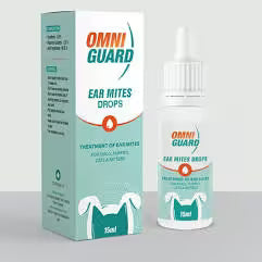 Omni Guard Ear Mites Drop Cats And Dogs 15ml