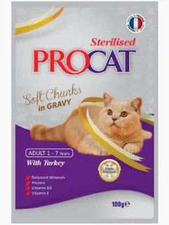 Procat Pouch For Sterilised Cats Turkey