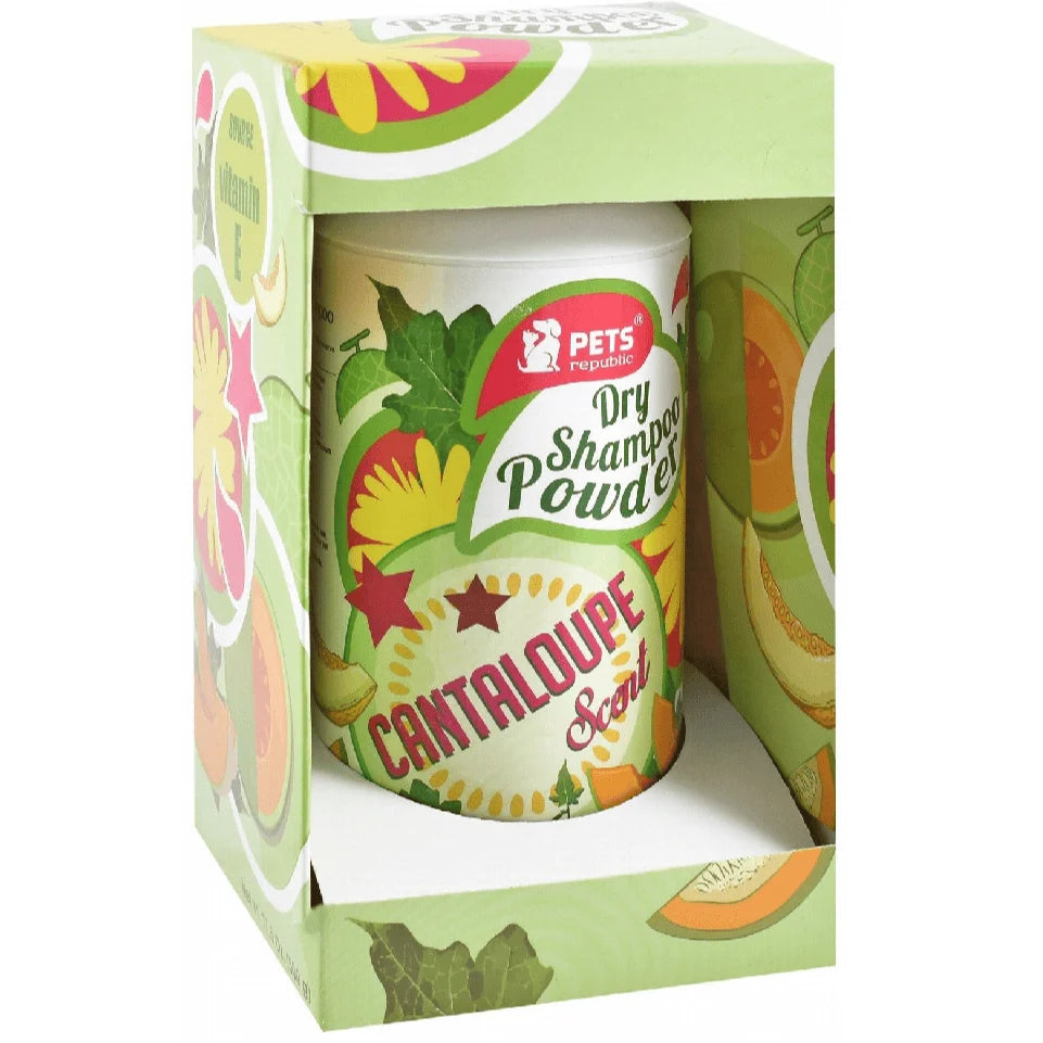 Pets Republic Dry Shampoo Powder Cantaloupe Scent 500gm